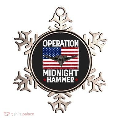 B-2 Stealth Jet Operation Midnight Hammer American Flag Ornament