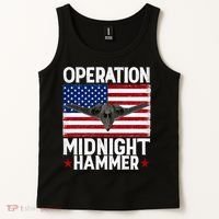 B-2 Stealth Jet Operation Midnight Hammer American Flag Tank Top thumb 2