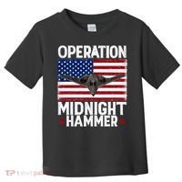 B-2 Stealth Jet Operation Midnight Hammer American Flag Toddler T-Shirt thumb 0