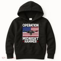 B-2 Stealth Jet Operation Midnight Hammer American Flag Kids Hoodie thumb 0