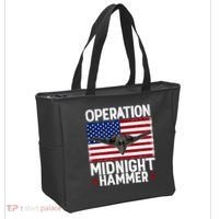 B-2 Stealth Jet Operation Midnight Hammer American Flag Tote Bag thumb 2