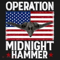B-2 Stealth Jet Operation Midnight Hammer American Flag Tote Bag thumb 4