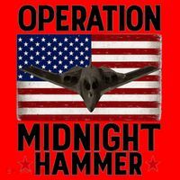 B-2 Stealth Jet Operation Midnight Hammer American Flag Santa Hat thumb 1