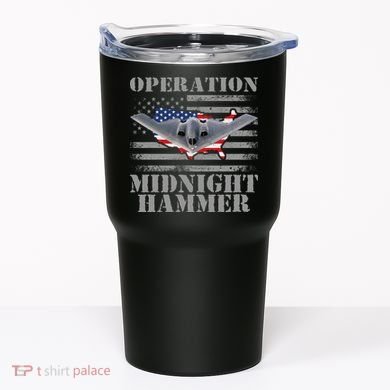 B-2 Stealth Jet Operation Midnight Hammer Tumbler