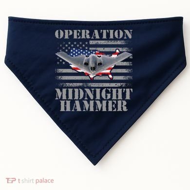 B-2 Stealth Jet Operation Midnight Hammer USA-Made Doggie Bandana