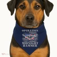 B-2 Stealth Jet Operation Midnight Hammer USA-Made Doggie Bandana thumb 1