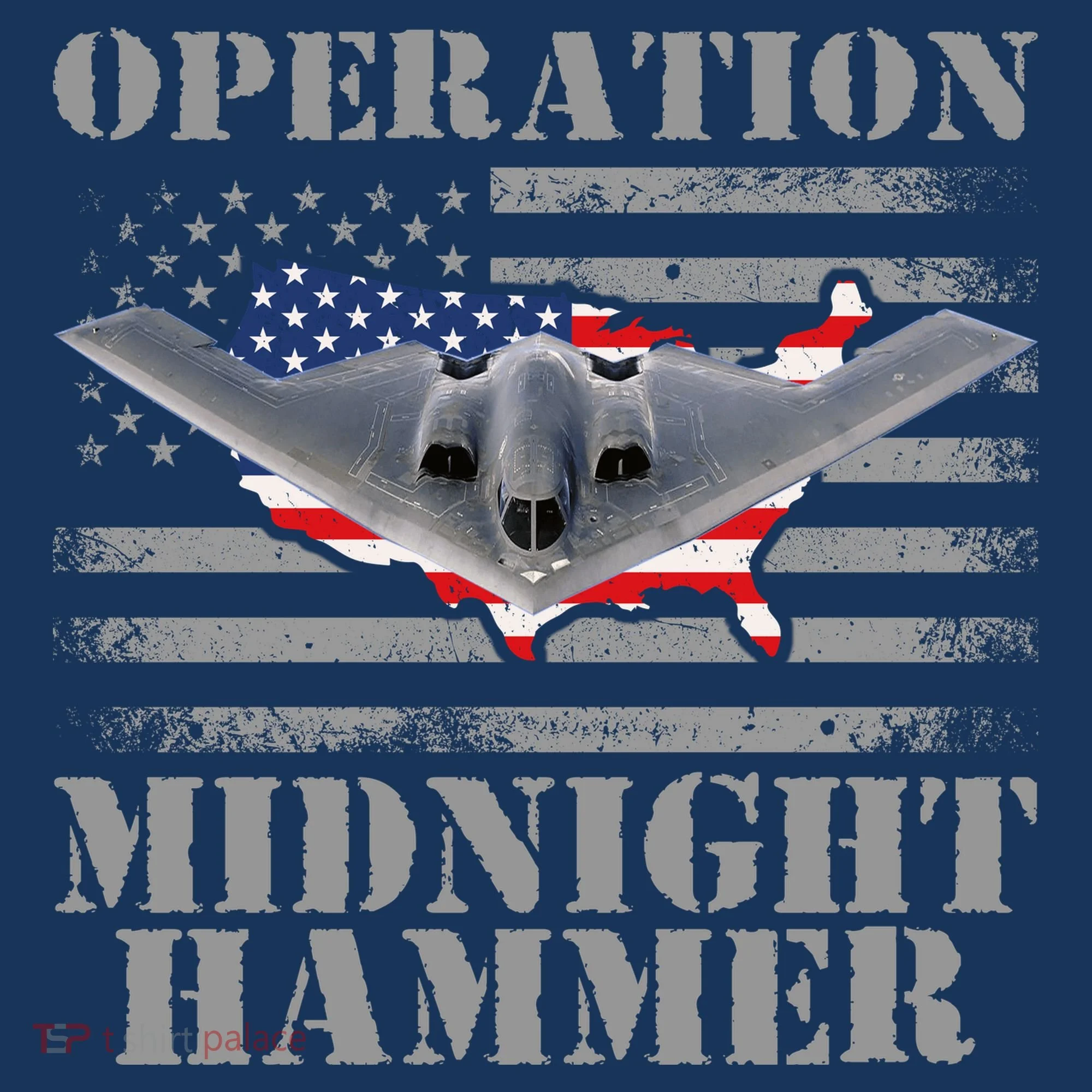 B-2 Stealth Jet Operation Midnight Hammer Hoodie