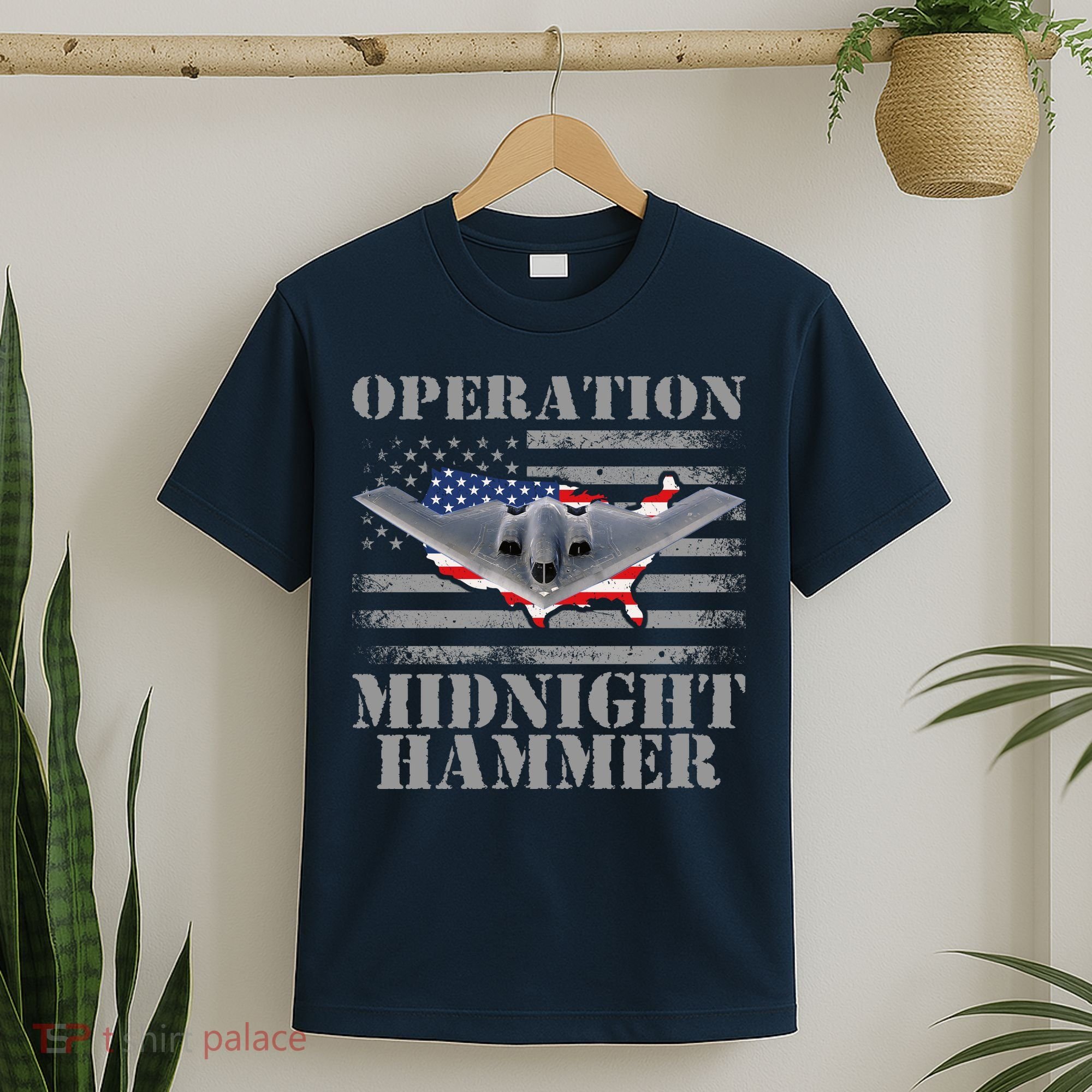 B-2 Stealth Jet Operation Midnight Hammer T-Shirt