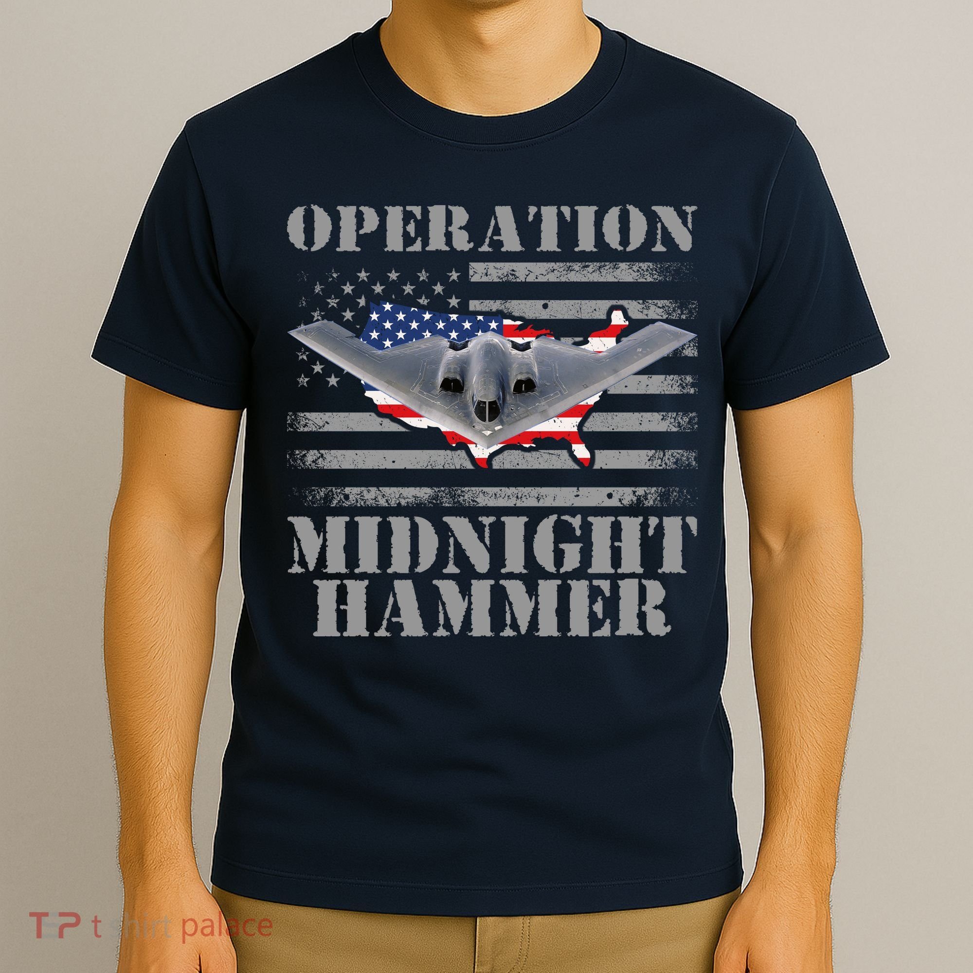 B-2 Stealth Jet Operation Midnight Hammer T-Shirt