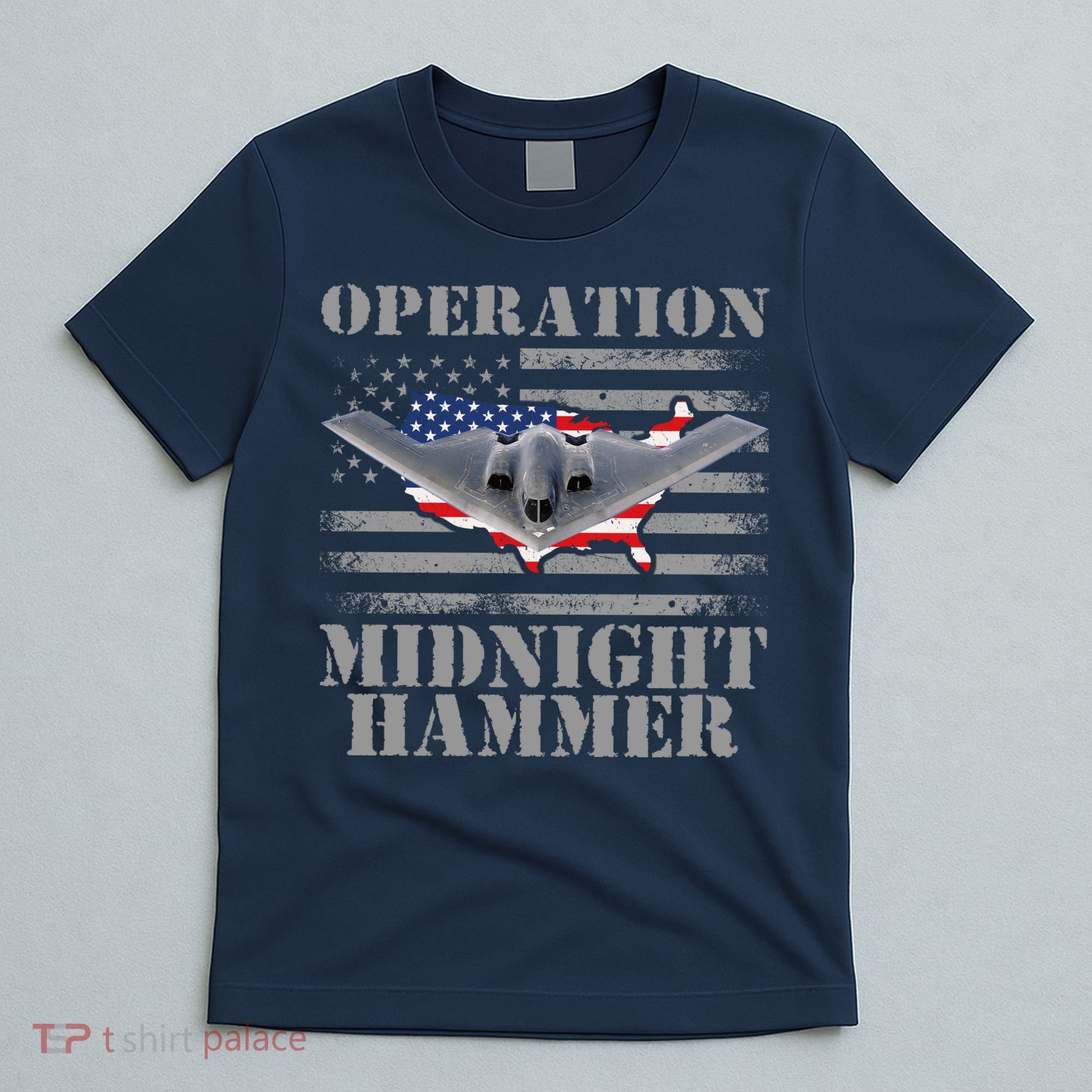 B-2 Stealth Jet Operation Midnight Hammer T-Shirt