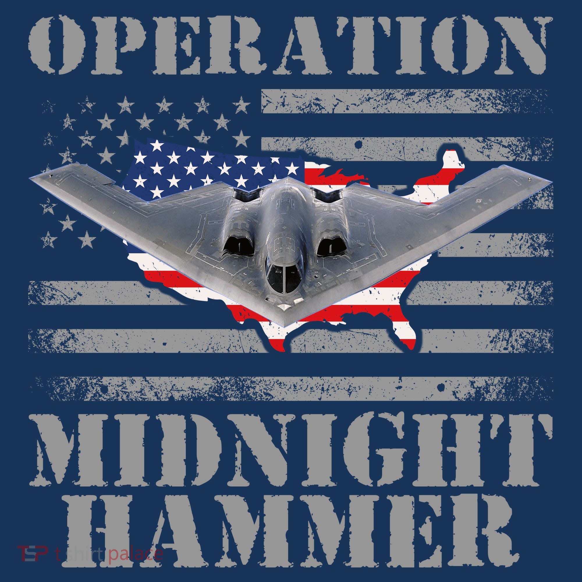 B-2 Stealth Jet Operation Midnight Hammer Women's Hoodie