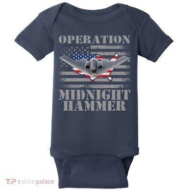 B-2 Stealth Jet Operation Midnight Hammer Baby Bodysuit
