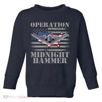 B-2 Stealth Jet Operation Midnight Hammer Toddler Sweatshirt thumb 0