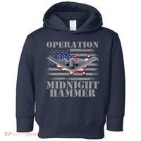 B-2 Stealth Jet Operation Midnight Hammer Toddler Hoodie thumb 0