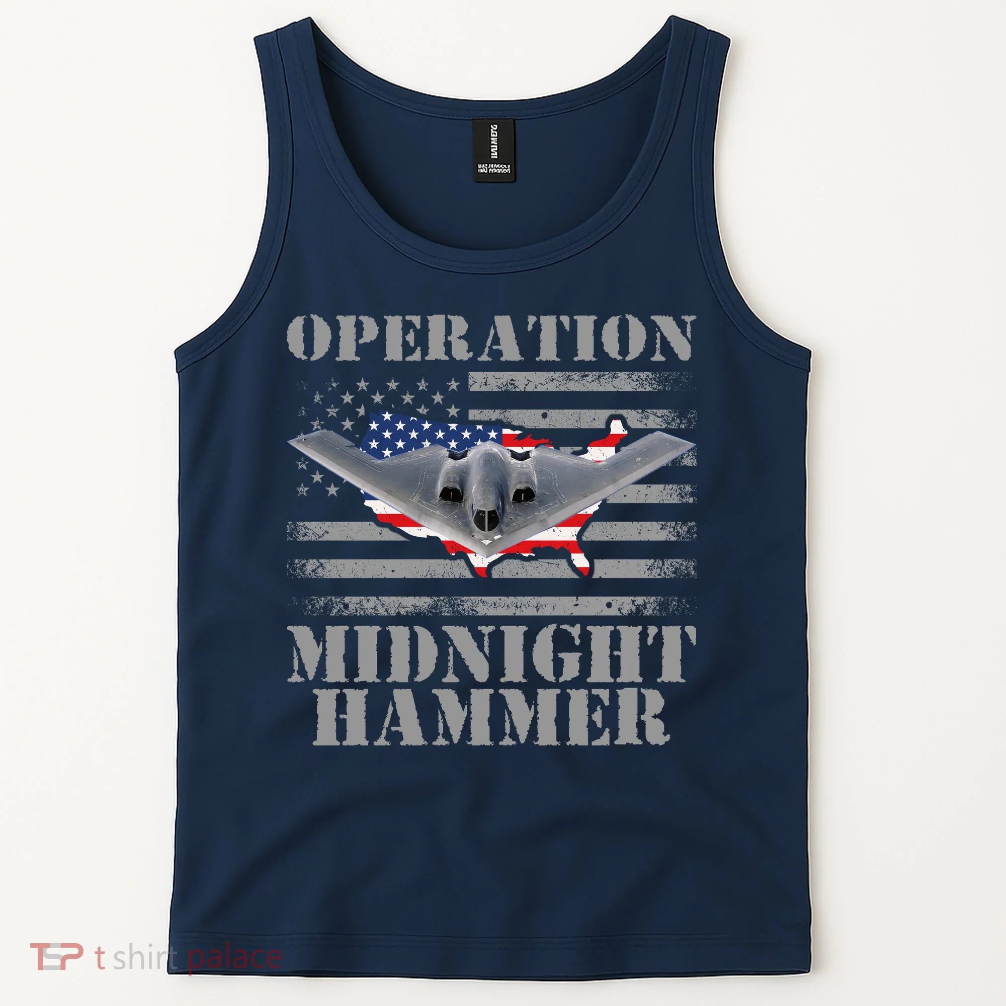 B-2 Stealth Jet Operation Midnight Hammer Tank Top