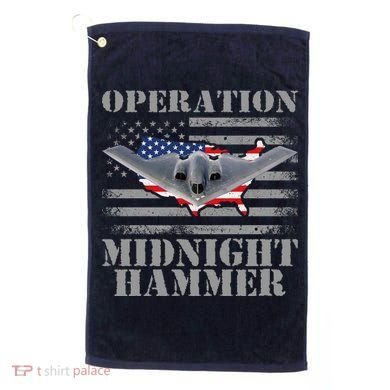 B-2 Stealth Jet Operation Midnight Hammer Golf Towel
