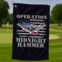 B-2 Stealth Jet Operation Midnight Hammer Golf Towel thumb 1