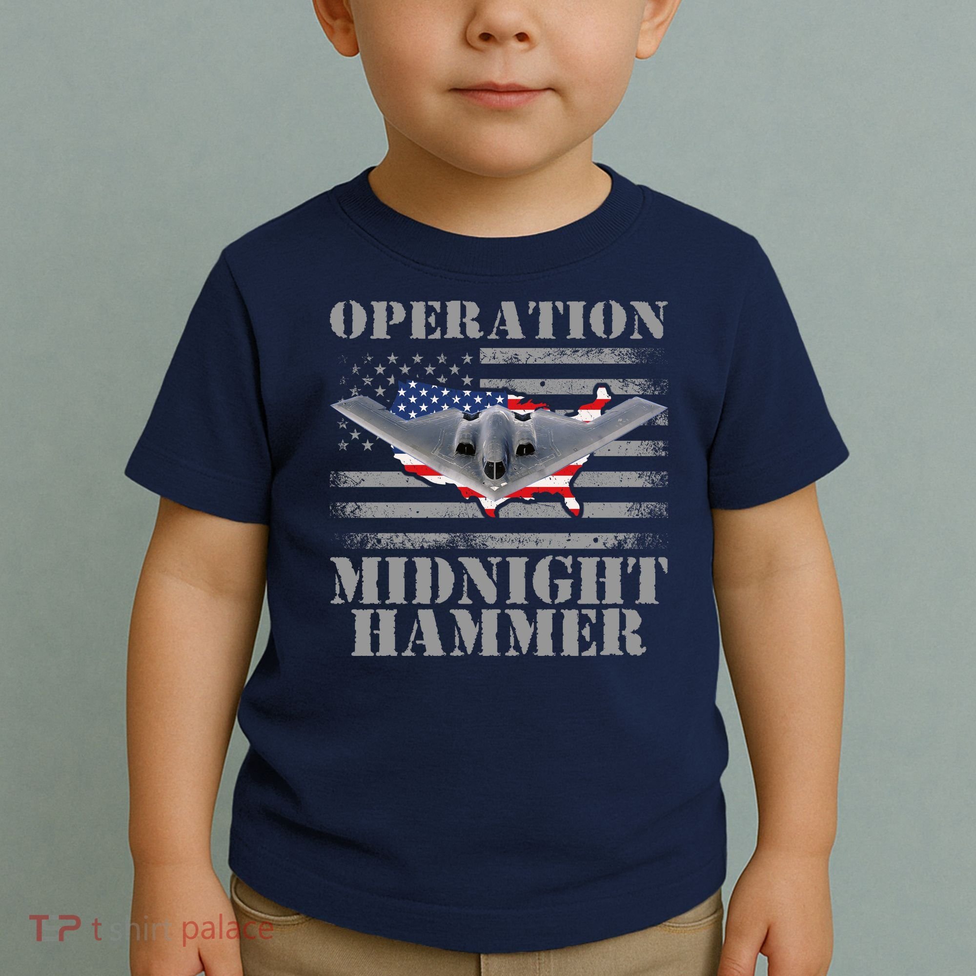 B-2 Stealth Jet Operation Midnight Hammer Toddler T-Shirt