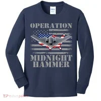 B-2 Stealth Jet Operation Midnight Hammer Kids Long Sleeve Shirt thumb 0
