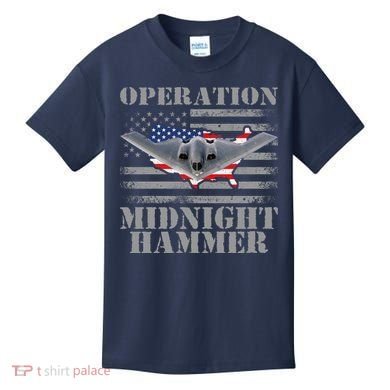 B-2 Stealth Jet Operation Midnight Hammer Kids T-Shirt