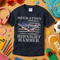 B-2 Stealth Jet Operation Midnight Hammer Kids T-Shirt thumb 3