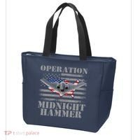 B-2 Stealth Jet Operation Midnight Hammer Tote Bag thumb 3