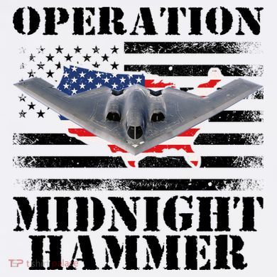 B-2 Stealth Jet Operation Midnight Hammer Comfort Colors Garment-Dyed Hooded Sweatshirt
