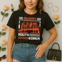 Busan South Korea Comfort Colors Boxy T-Shirt thumb 2