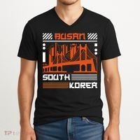 Busan South Korea V-Neck T-Shirt thumb 2