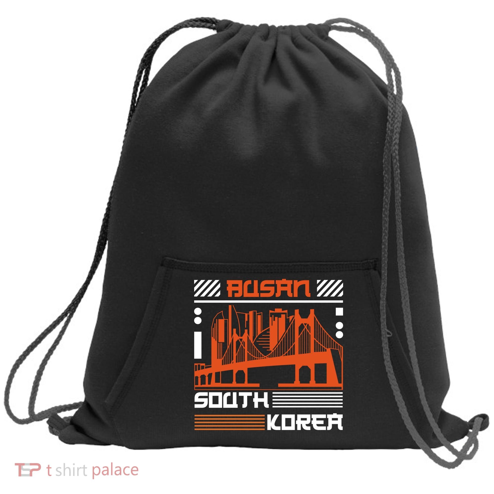 Busan South Korea Sweatshirt Cinch Pack Bag