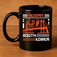 Busan South Korea 11oz C Handle Ceramic Mug thumb 4
