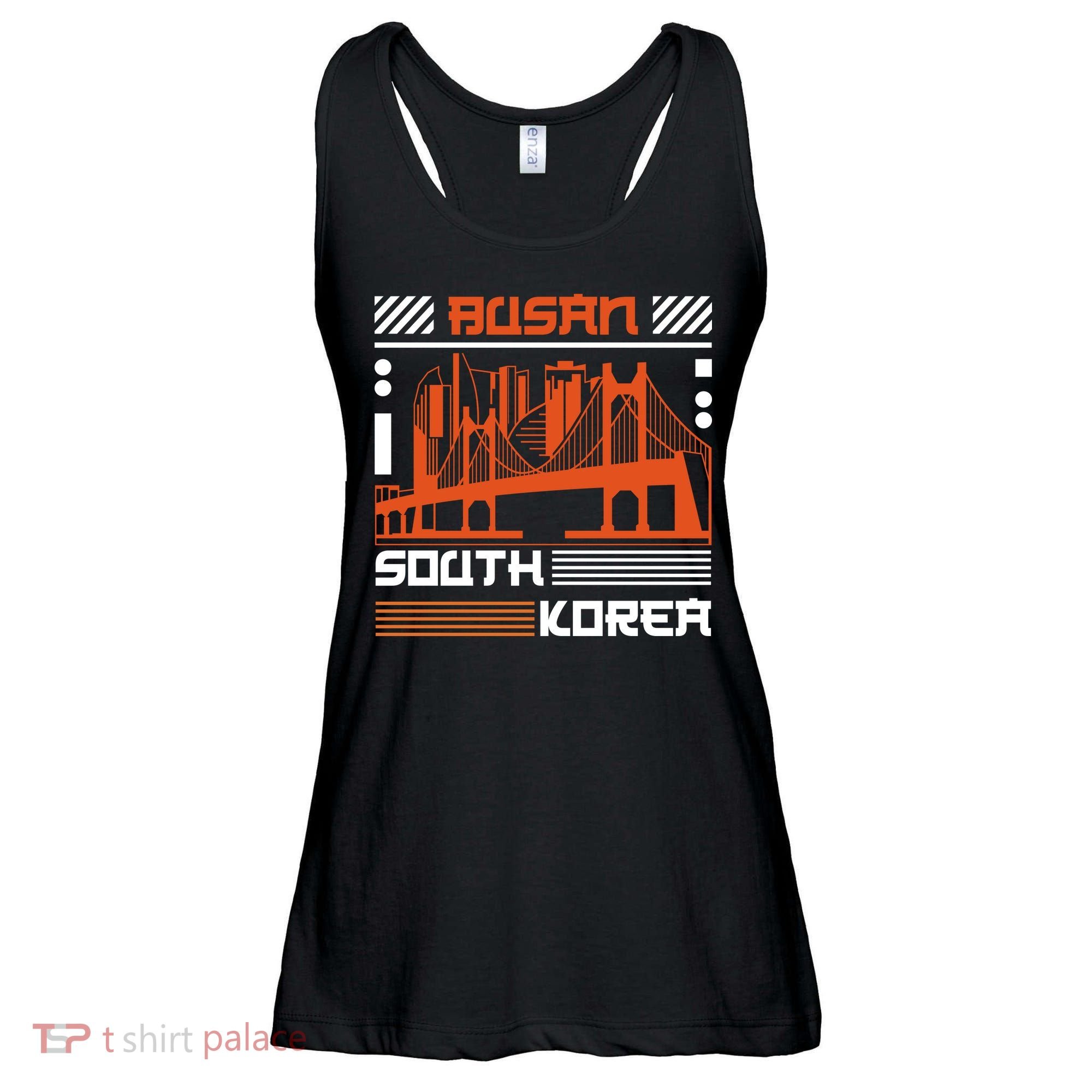 Busan South Korea Ladies Essential Flowy Tank