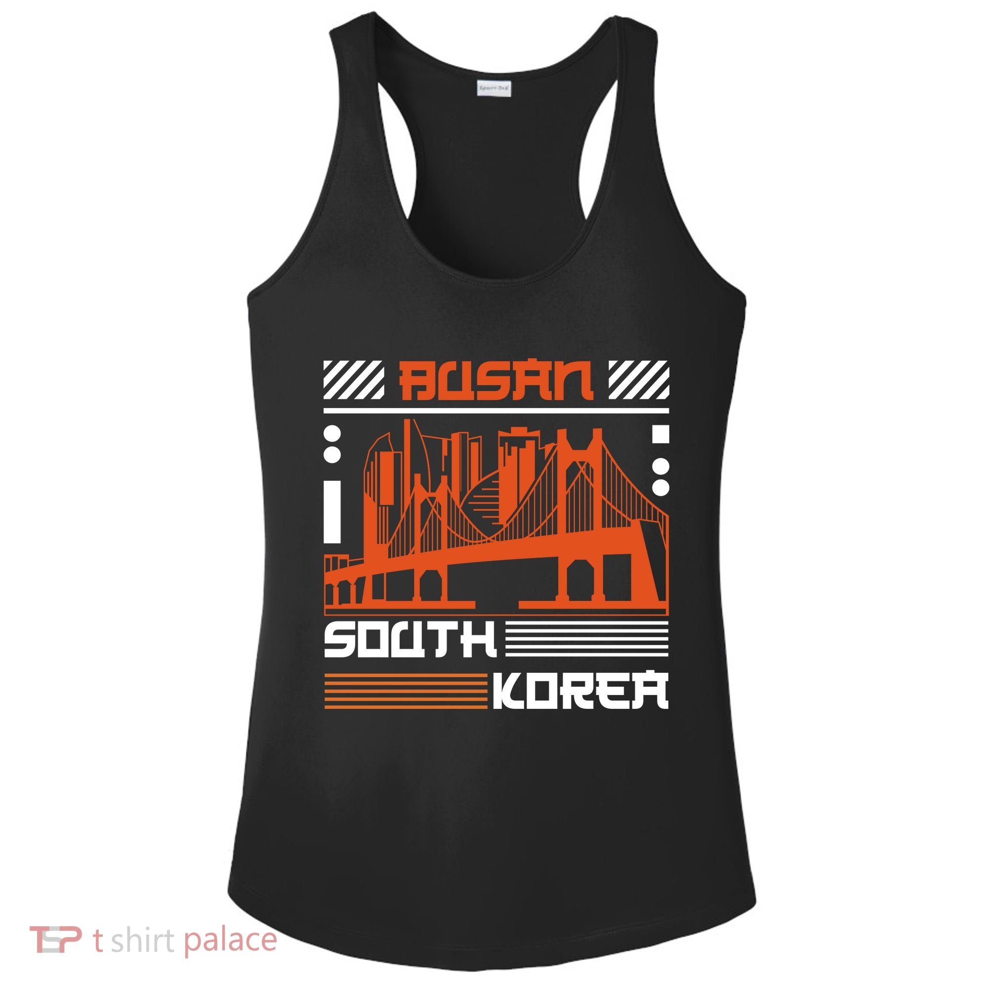 Busan South Korea Ladies PosiCharge Competitor Racerback Tank