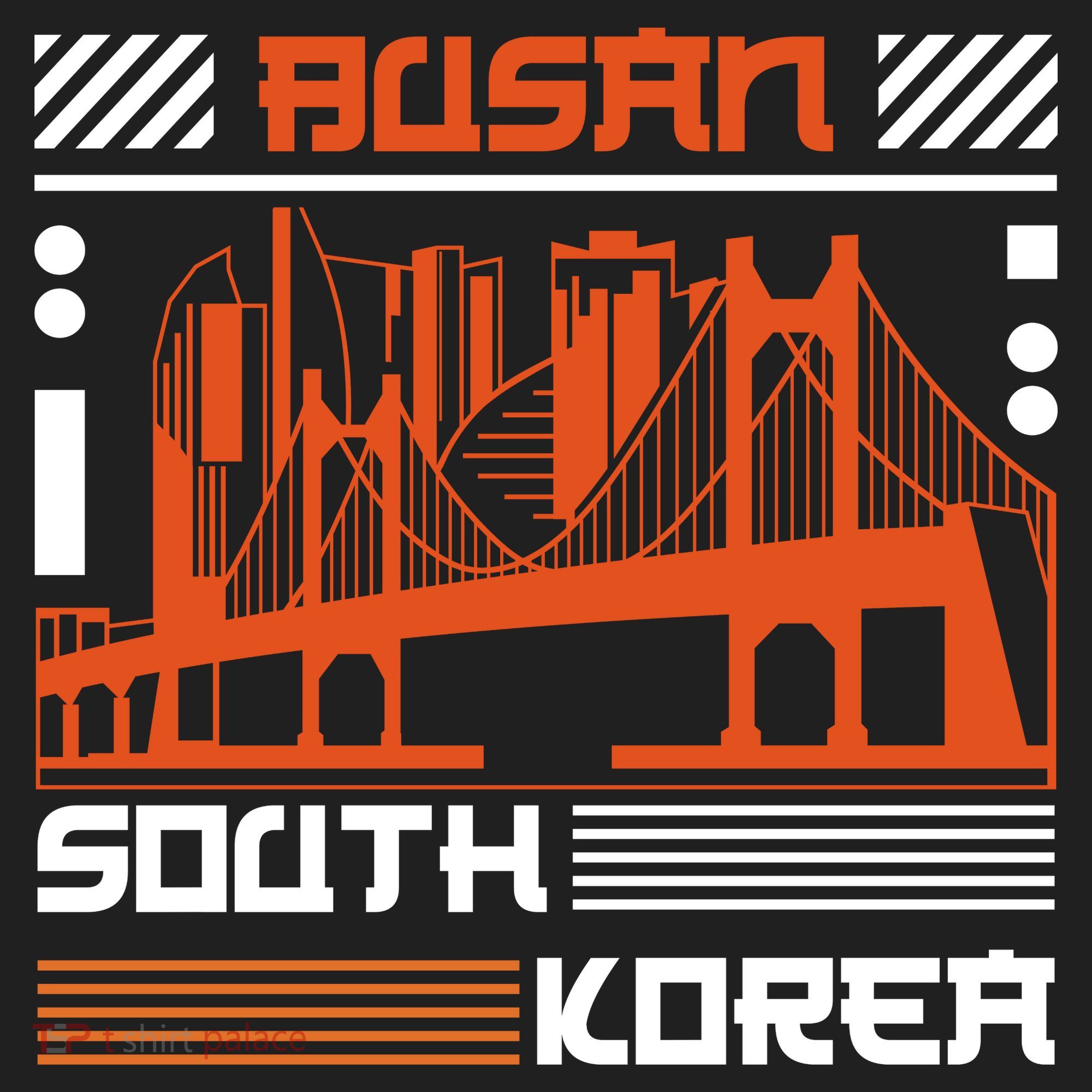 Busan South Korea 12oz Stainless Steel Coffee Mug