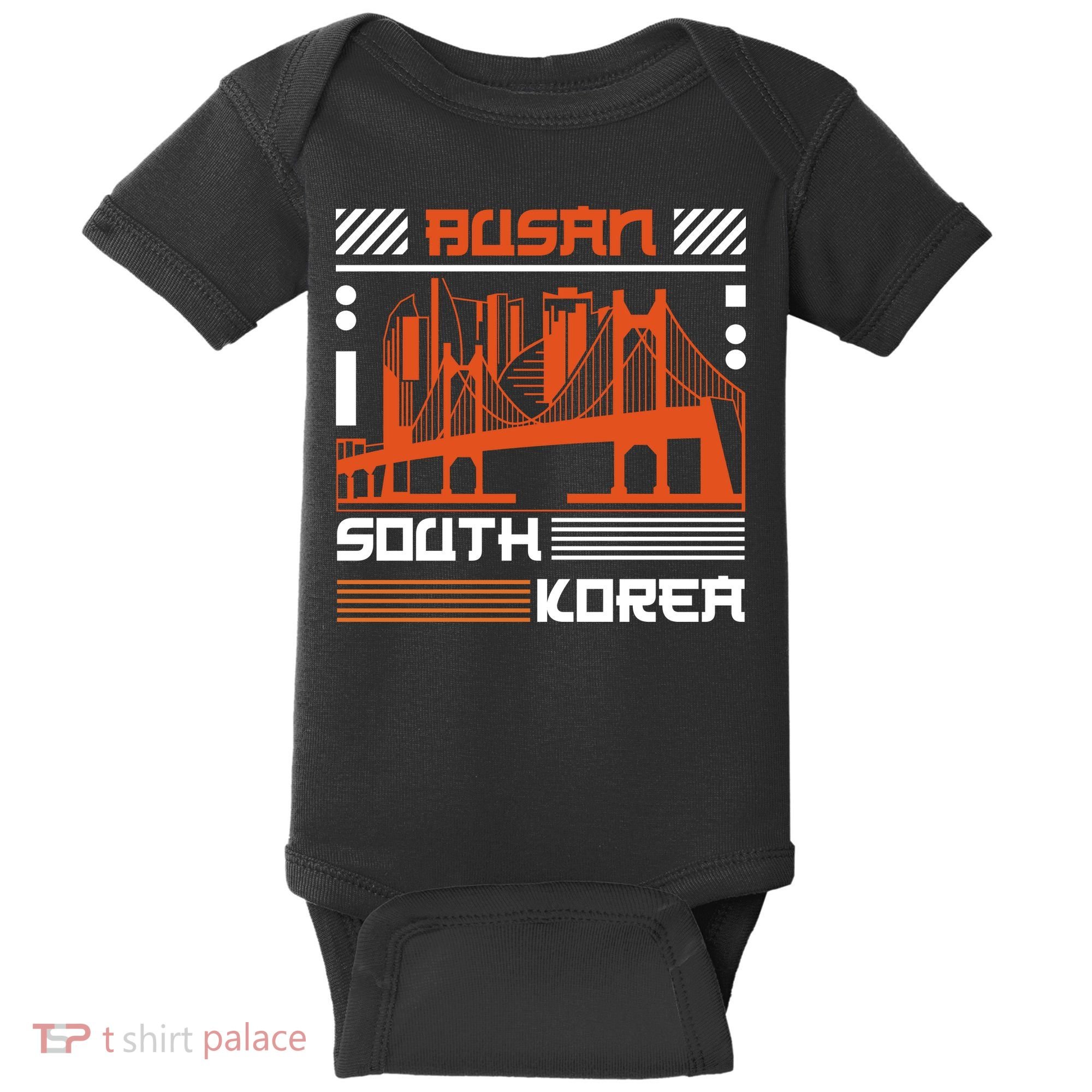 Busan South Korea Baby Bodysuit