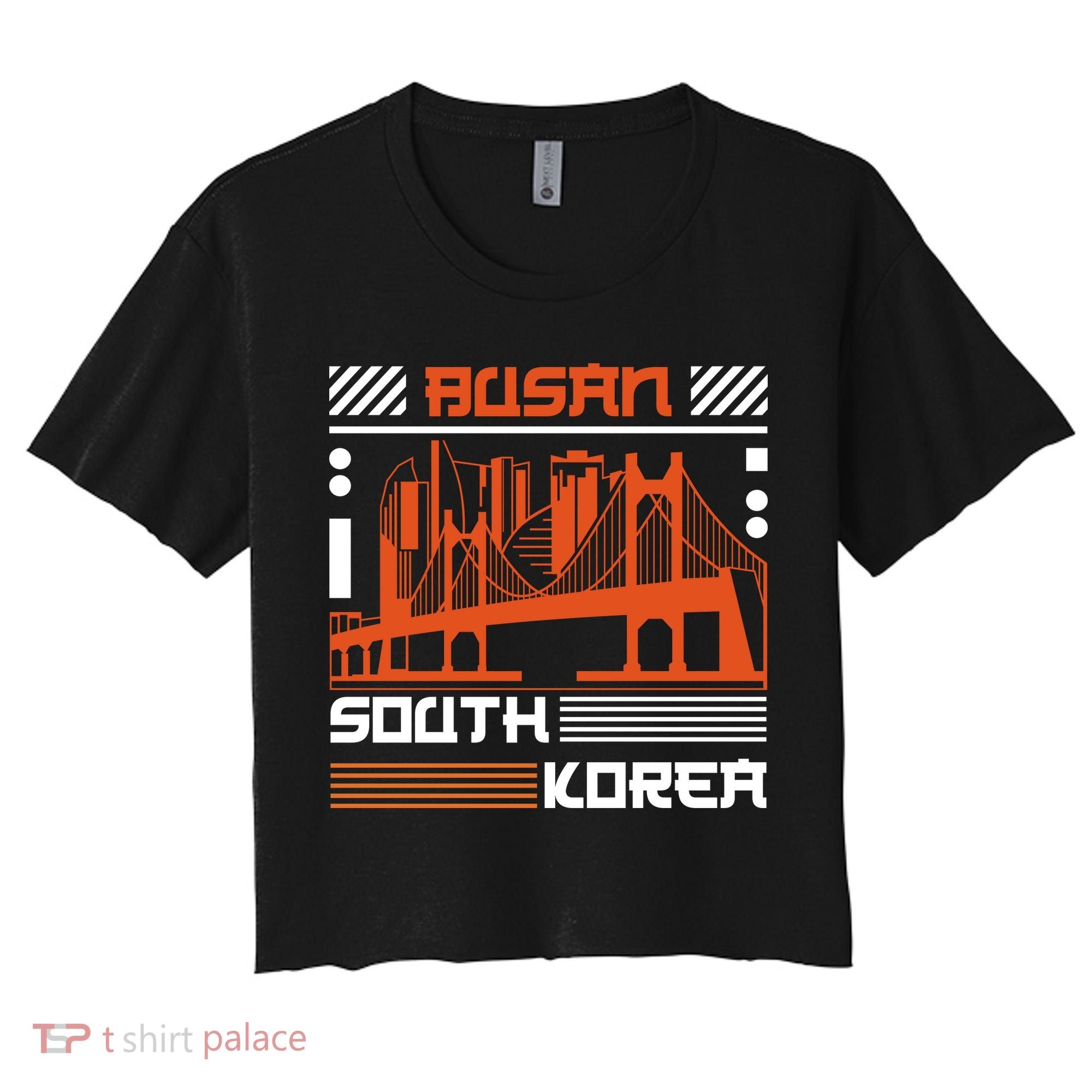 Busan South Korea Women's Crop Top Tee