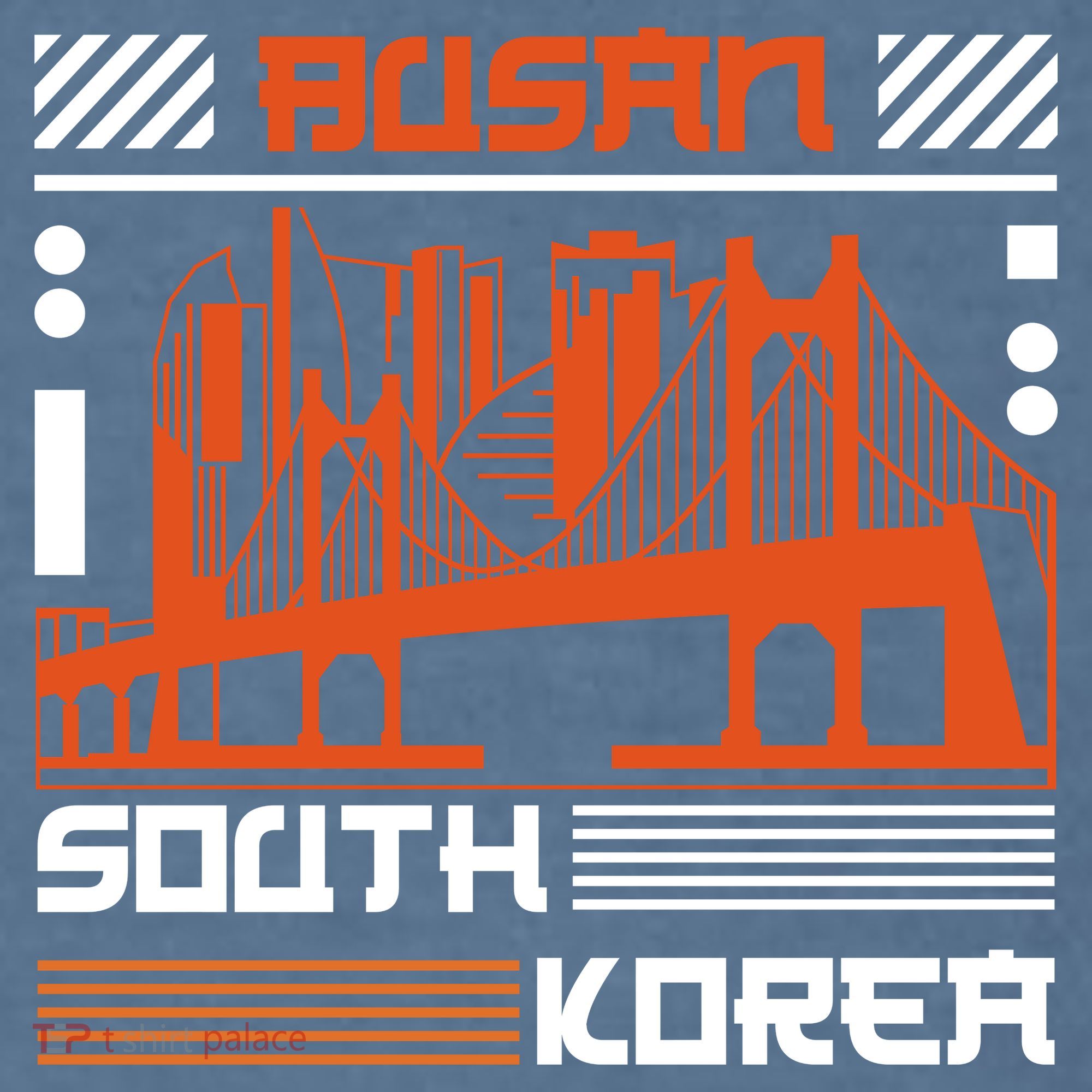 Busan South Korea Garment-Dyed Sweatshirt