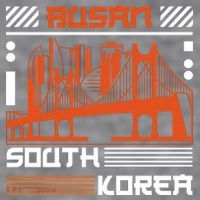 Busan South Korea Women's Racerback Cropped Tank thumb 2