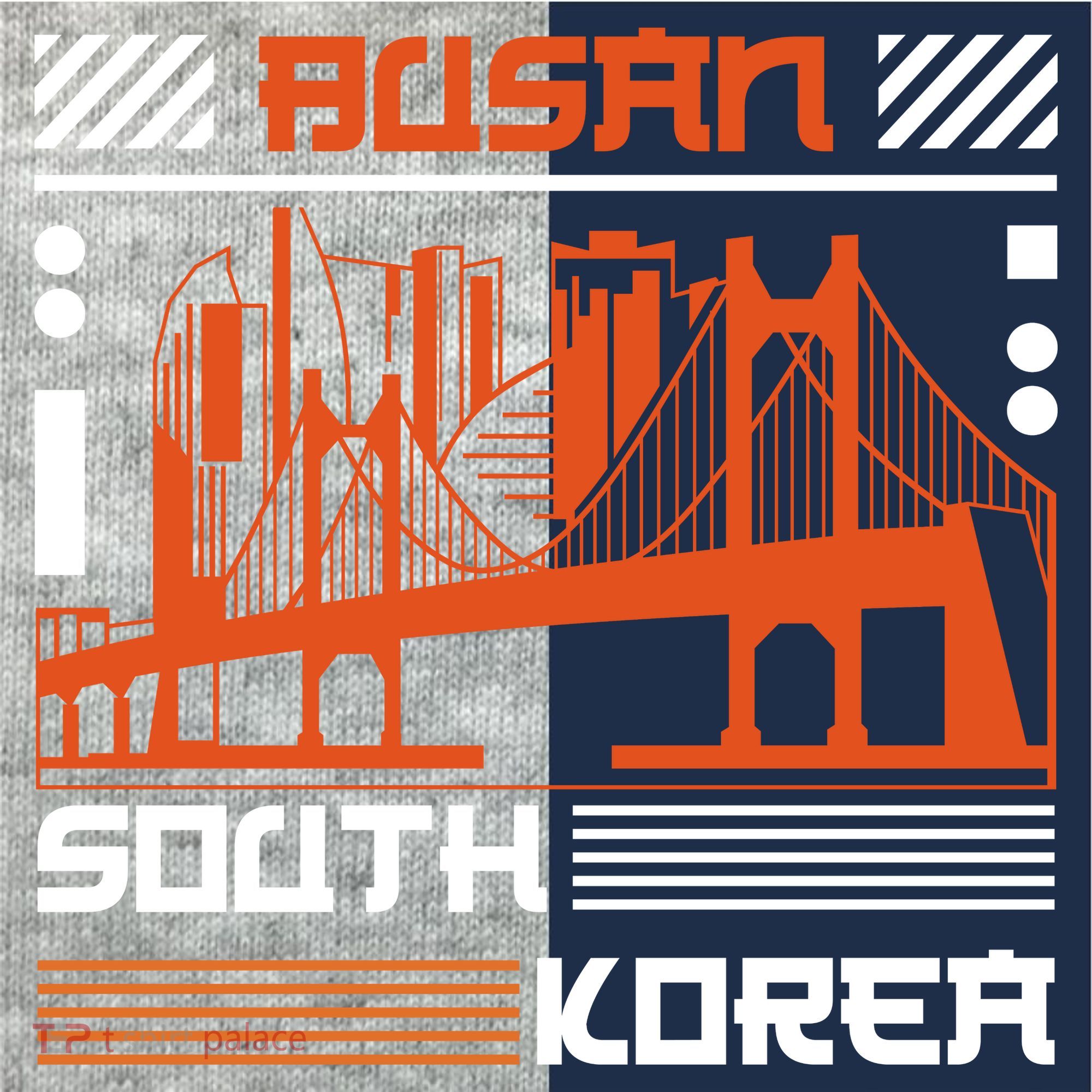 Busan South Korea Kids Colorblock Raglan Jersey