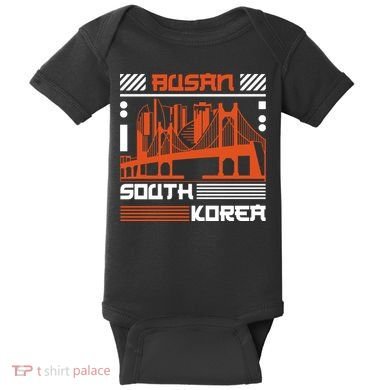 Busan South Korea Baby Bodysuit