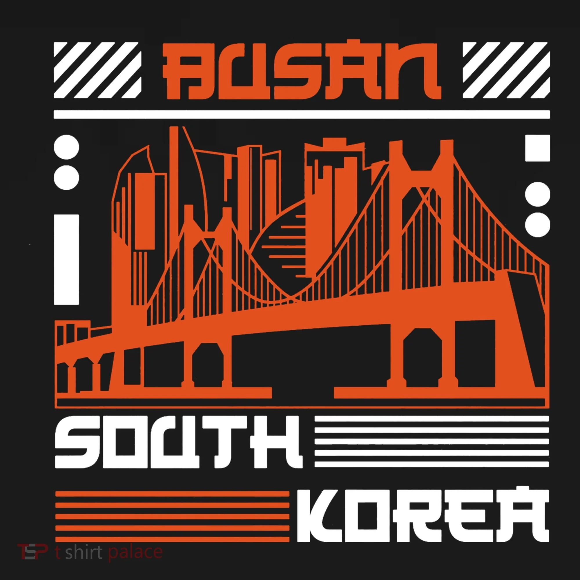 Busan South Korea Baby Bodysuit