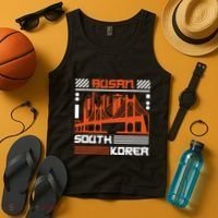 Busan South Korea Tank Top thumb 4