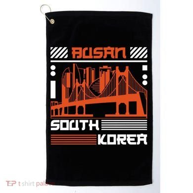 Busan South Korea Golf Towel