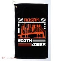 Busan South Korea Golf Towel thumb 0