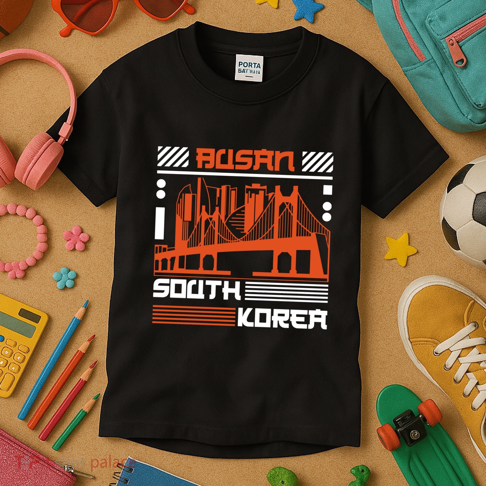 Busan South Korea Kids T-Shirt