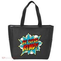 Be Super Kind Kindness Superpower Anti Bullying Comic Tote Bag thumb 0