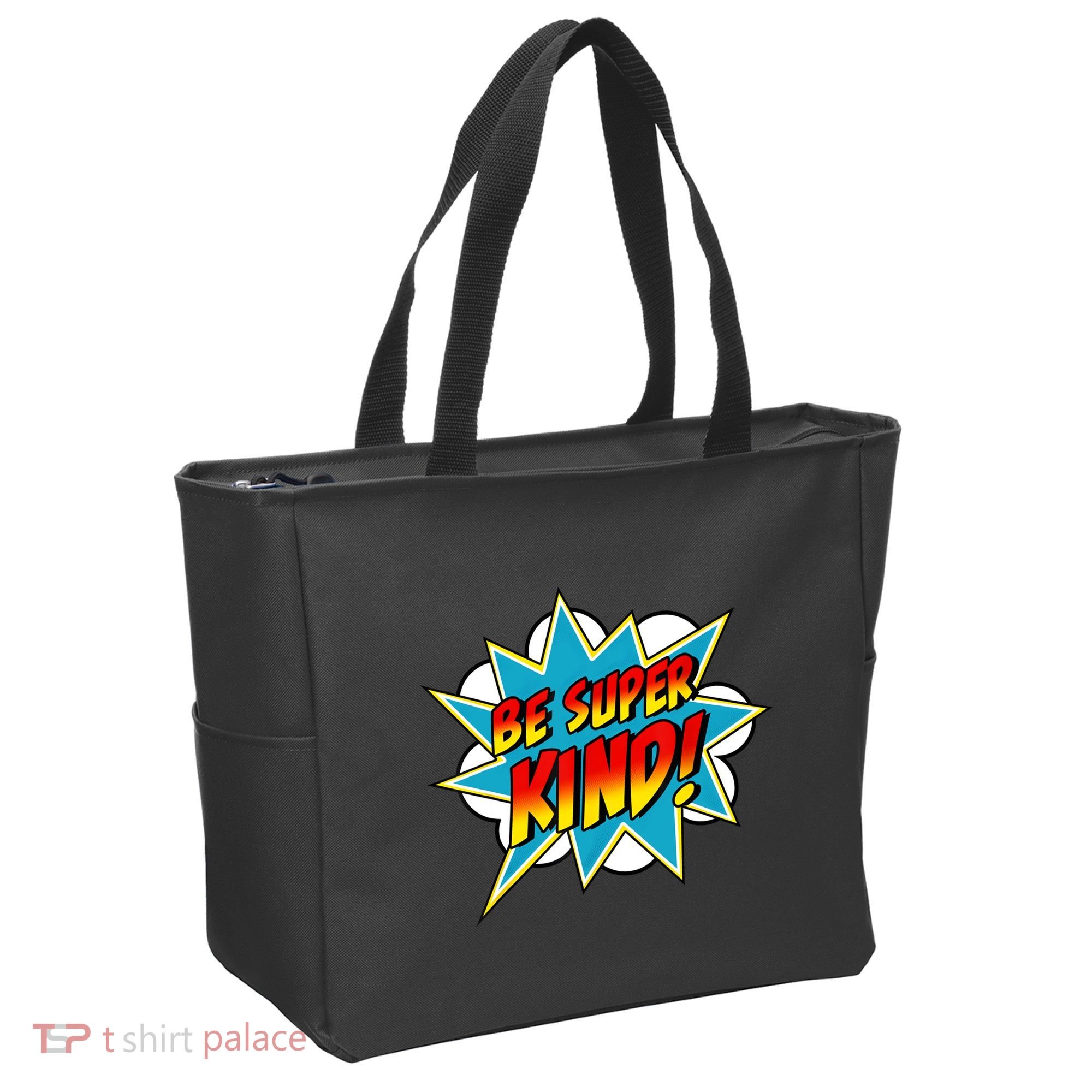 Be Super Kind Kindness Superpower Anti Bullying Comic Tote Bag