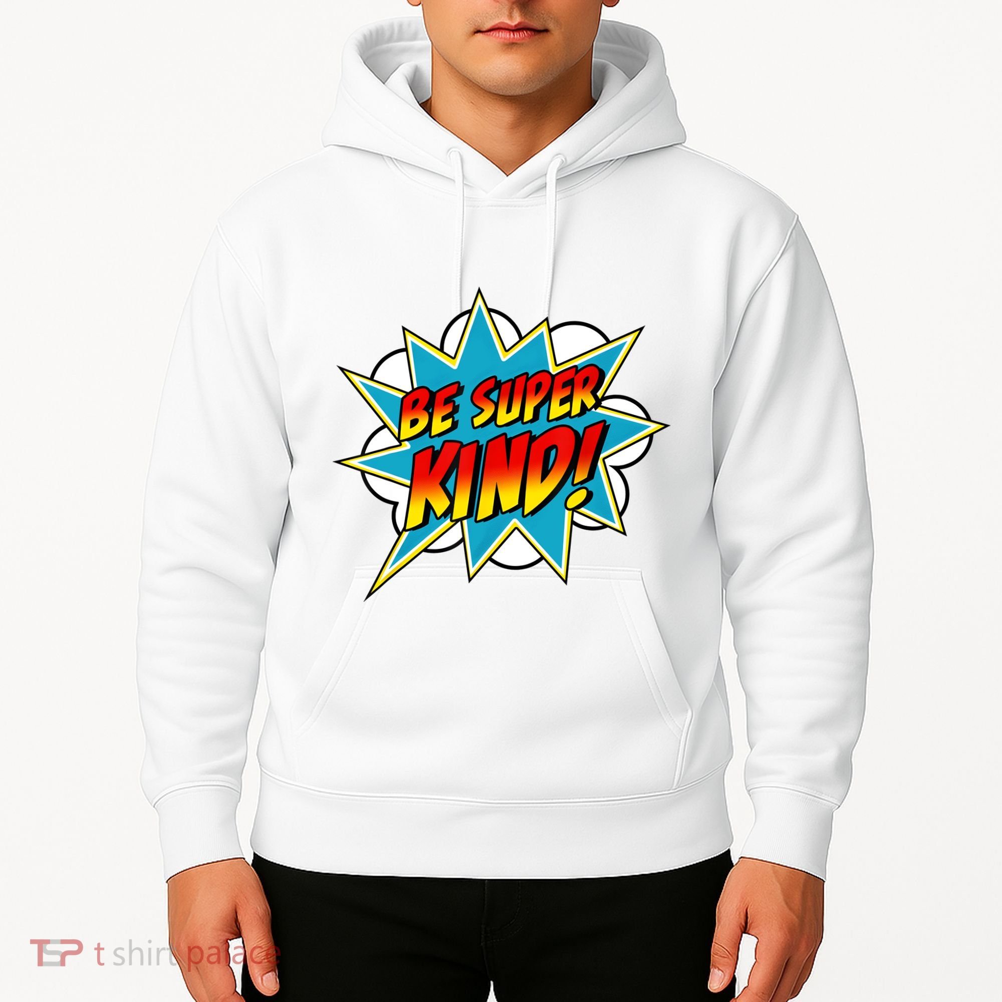 Be Super Kind Kindness Superpower Anti Bullying Comic Hoodie