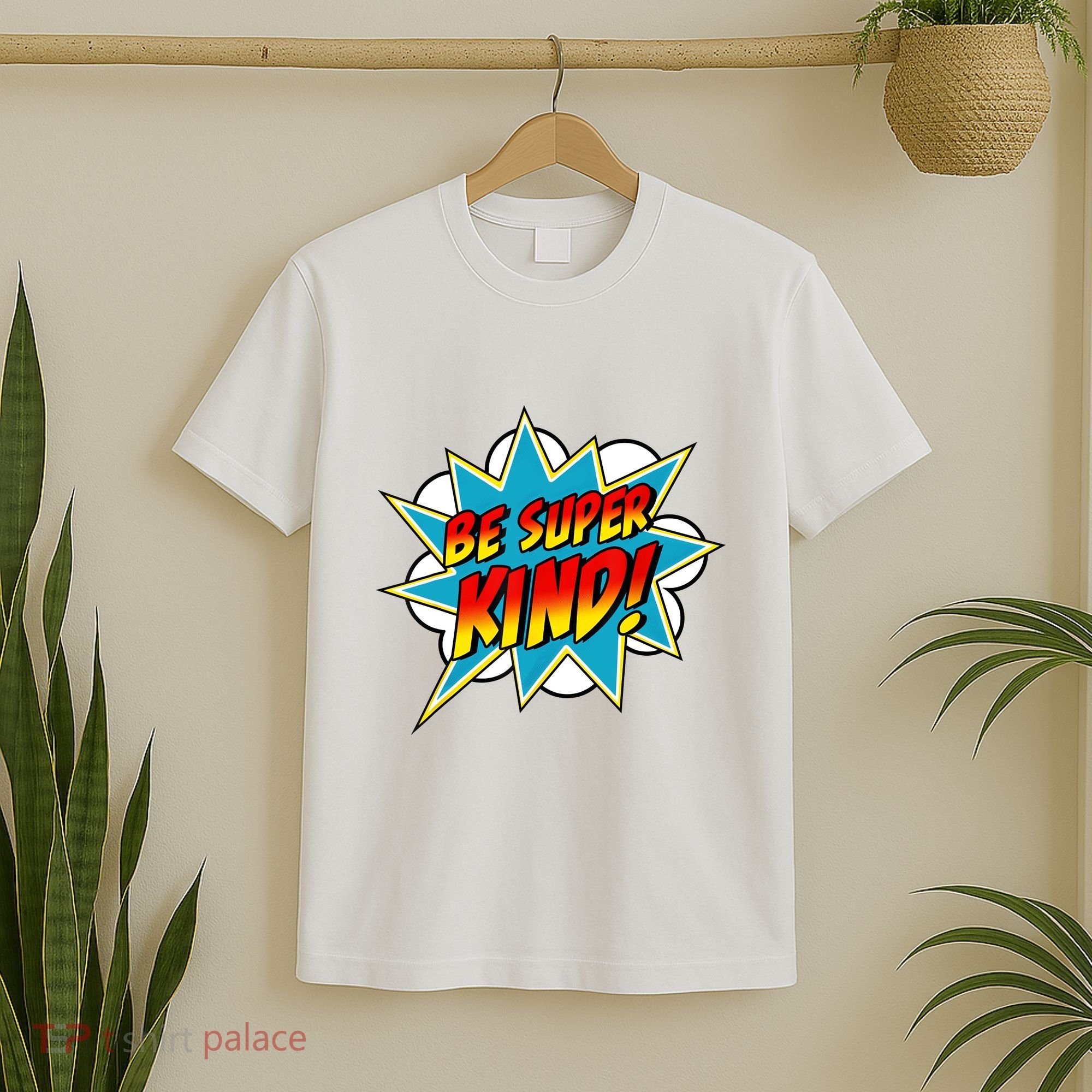 Be Super Kind Kindness Superpower Anti Bullying Comic T-Shirt