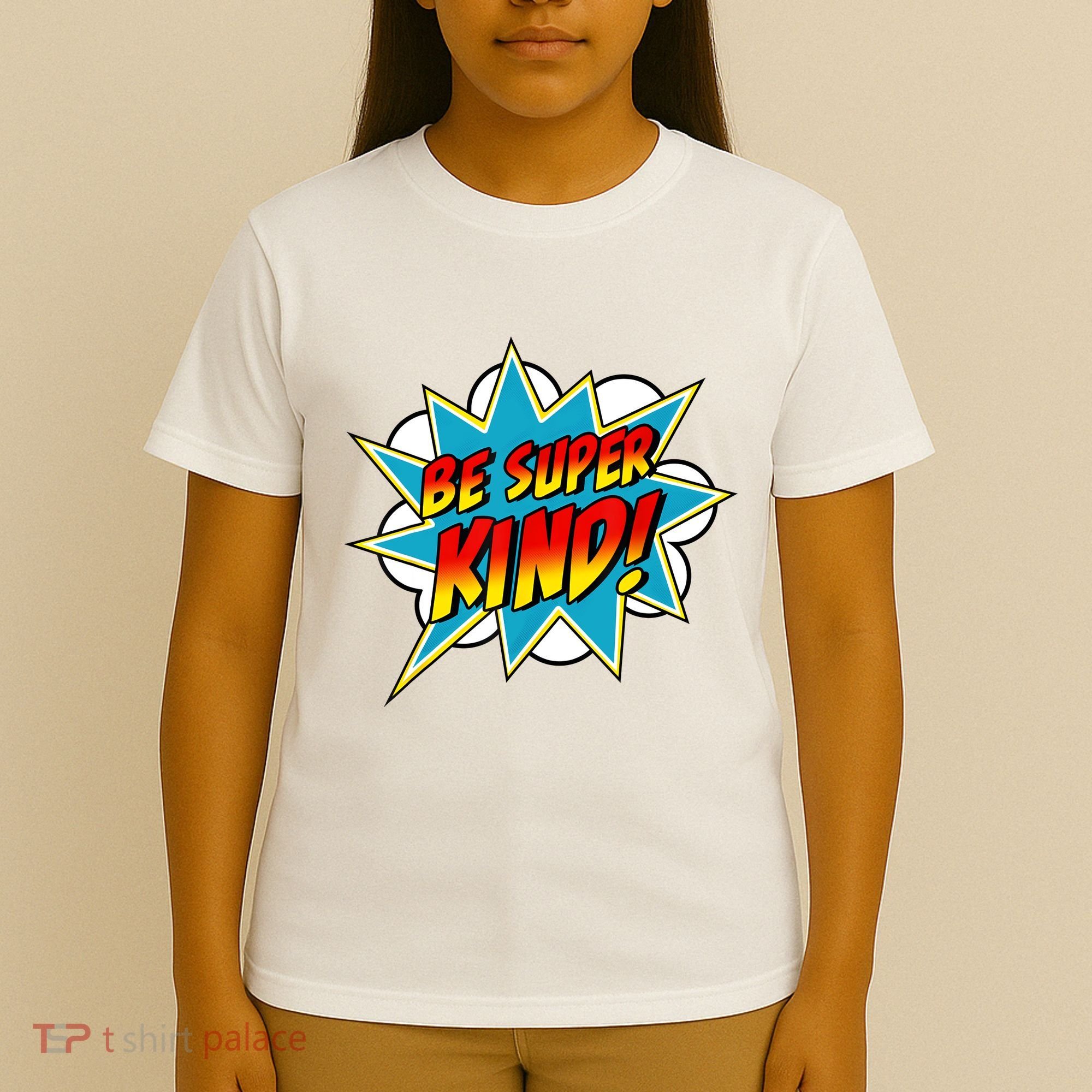Be Super Kind Kindness Superpower Anti Bullying Comic T-Shirt